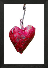 Herz und Liebe Gerahmtes
