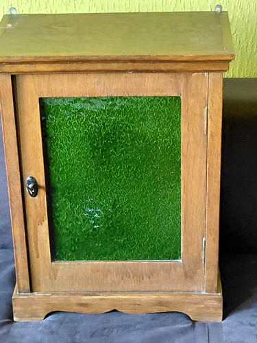 Vitrine holz glas - holz/glas, grüner