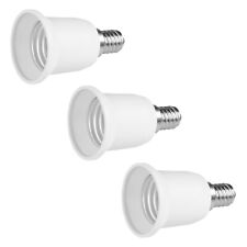 3x Lampensockel Adapter E14