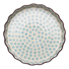 Quicheform 27cm retro blau - -,