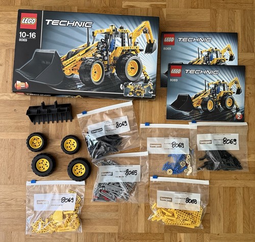 Lego technic baggerlader 8069 - lego,