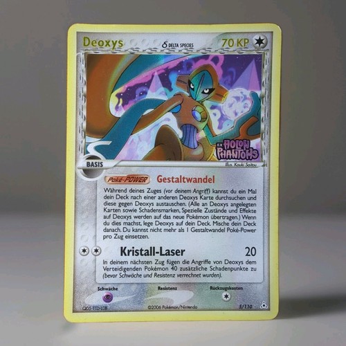 Deoxys stamped reverse - reverse, holo