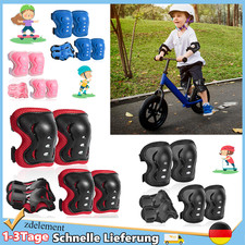 6 X Kinder Protektoren Ellenbogen Handgelenke Knieschützer Schoner Inlineskater~
