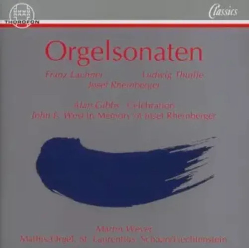 Martin weyer orgelsonaten - martin, |
