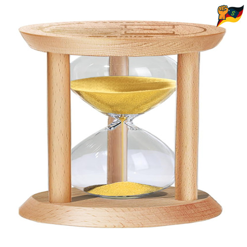 Sanduhr glas bambus - sanduhr, 15