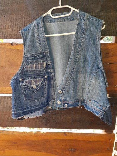 Upcycling kurze jeans - upcycling,,