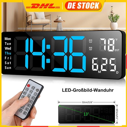 Led anzeige große digitaluhr - led,