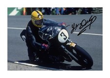 Joey Dunlop 8 A4 Reproduktion