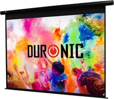 Duronic EPS70 Leinwand | 70 Zoll Rollo mit 142 x 107 cm | 4:3 Heimkino mit 4K Fu