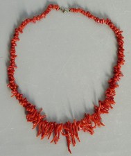 +++ KORALLEN HALSKETTE ASTKORALLE 50 CM +++