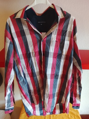 Tommy hilfiger hemd herren - hemd, rot