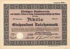 Zörbiger Bankverein Schröter