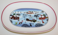 Naif Christmas Beilagenschale 20 x 14 cm / Gebäckschale Villeroy & Boch