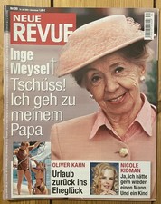 NEUE REVUE 15.07.2004 Inge Meysel tot, Nicole Kidman, Oliver Kahn, Sharon Stone