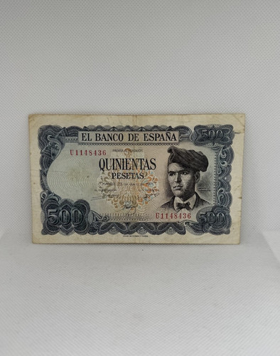 Banknote spanien 500 - banknote, /