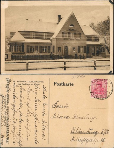 Ansichtskarte zschornewitz - ansichtskarte,