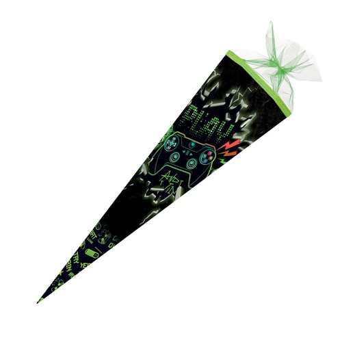 Schultüte zuckertüte - schultüte, /