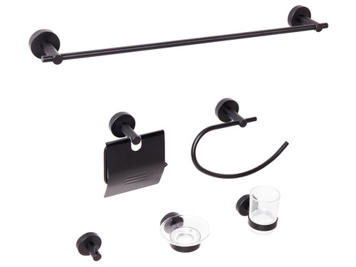 Badezimmer halter set teilig - badezimmer-halter-set, 6-teilig