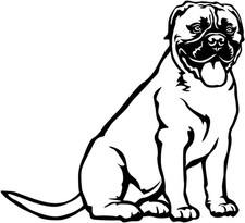 BULLMASTIFF Aufkleber -
