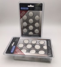 20 Amrock White Satin Nickle