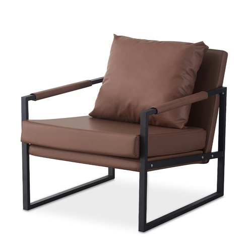 Sessel kunstleder braun lw2 - kunstleder,