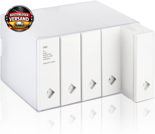 Dvd aufbewahrungsbox 120 - cd,