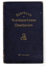 Altes Sparbuch Wriezen Bad Freienwalde  Oberbarnim  1932