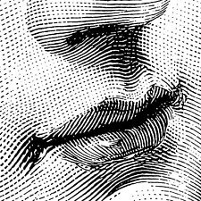 MUND KUSS ZEICHNUNG / 3 LOSE