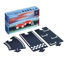 Rennbahn PORSCHE Race Track Porsche Leipzig Werksabholung Autorennbahn + 2 Autos