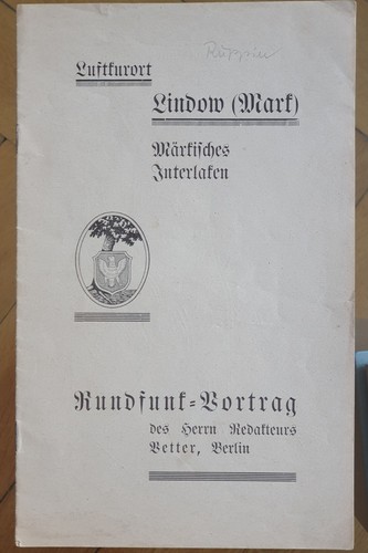 Luftkurort lindow - luftkurort, (mark)