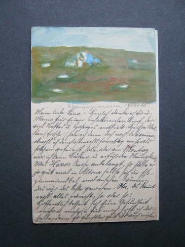 Handgemalt malerei - ak,