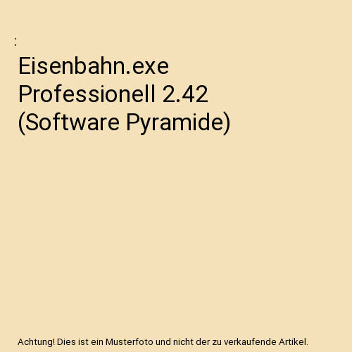 Eisenbahn exe professionell - eisenbahn.exe,