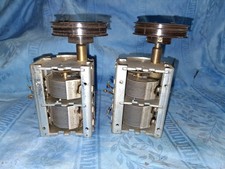 2 Drehkondensator Kompakt mit Getriebe Geschirmt Röhrenradio SABA Freiburg 6