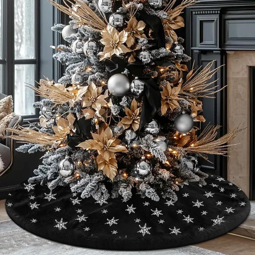 Weihnachtsbaum decke schwarz - decke,