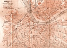 Dresden +Original Stadtplan