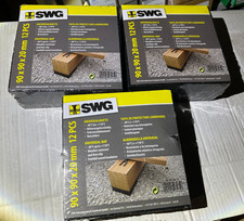 3 Packungen SWG Uni-Matte 90 X 90 X 20 Gummigranulat Terrassenunterlagen / H2A8