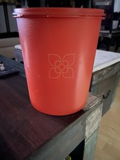 TUPPERWARE Vorratsdose 70er Jahre orange