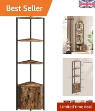 Platzsparendes Eckregal in