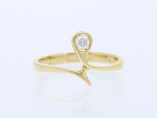 Ring Solitaire Brillant 750