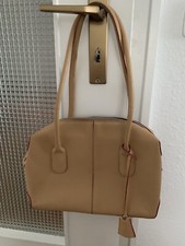 Abro Lederhandtasche beige