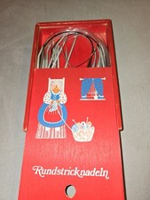 Rundstricknadeln Großes Konvolut Mit Rund Stricknadel Holzbox