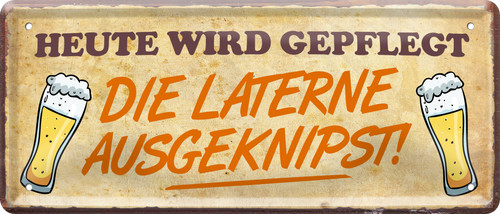 ''Heute wird gepflegt die