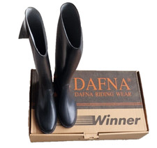 Dafna Winner Gummireitstiefel Gummi Reitstiefel Gr. 41 cm Höhe 42cm Wade 37,5 cm
