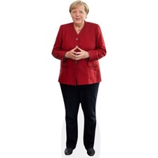 Angela Merkel (Red Blazer) Pappaufsteller lebensgross