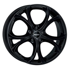 ALUFELGE MAK LARIO FUR OPEL OMEGA 7.5X17 5X110 GLOSS BLACK 09L