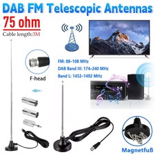 DAB Antenne Zimmerantenne Digitale Teleskopantenne HiFi FM Antenne Radioantenne