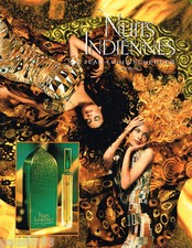 REKLAME WERBUNG 085 1996 NUITS INDIANNES Parfum JEAN LOUIS SCHERRER