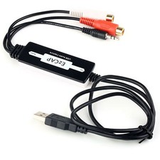 Plattenspieler Vinyl LP Kassette zu CD/ MP3 Konverter USB Audio Capture Recorder