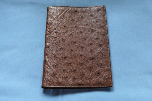 Brieftasche aus straußenleder - brieftasche,