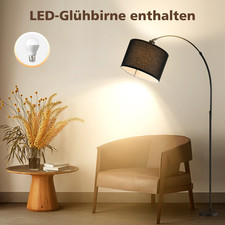 Stehlampe Stehleuchte Design Bogenlampe Leselampe Standleuchte Wohnzimmer E27 DE